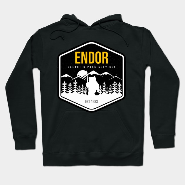 Endor Galactic Park Services Hoodie by LeesaMay